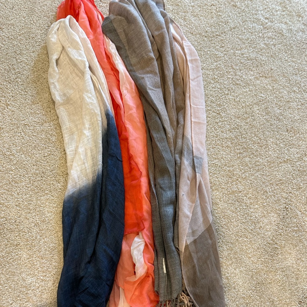 Colorful Lightweight Scarves Set